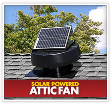 Solar Powered Attic Fan