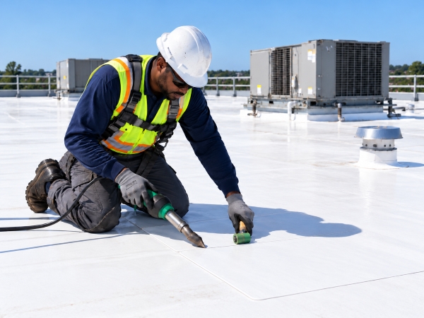 Flat-Roof-Repair-Canyon-Lake-CA-California-2 | Woolbright's Roofing & Construction